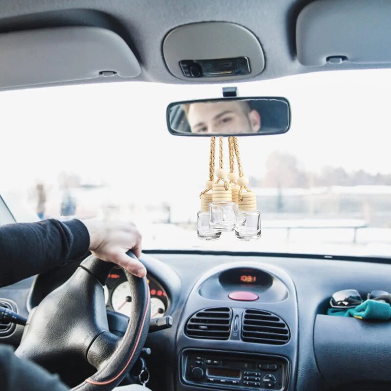 Car Air Freshener Manufacturer - OEM Hanging Empty Pendant Clear Glass Vials