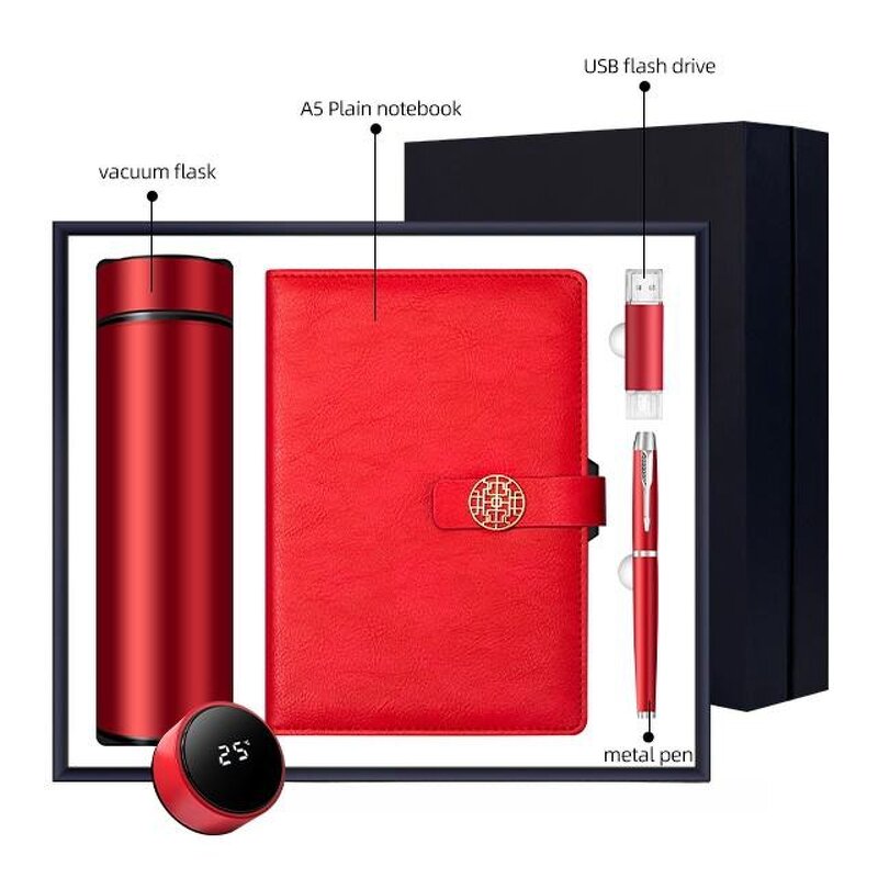 Notebook Gift Box Set Manufacturer - OEM 4-Piece Corporate Conference Set
