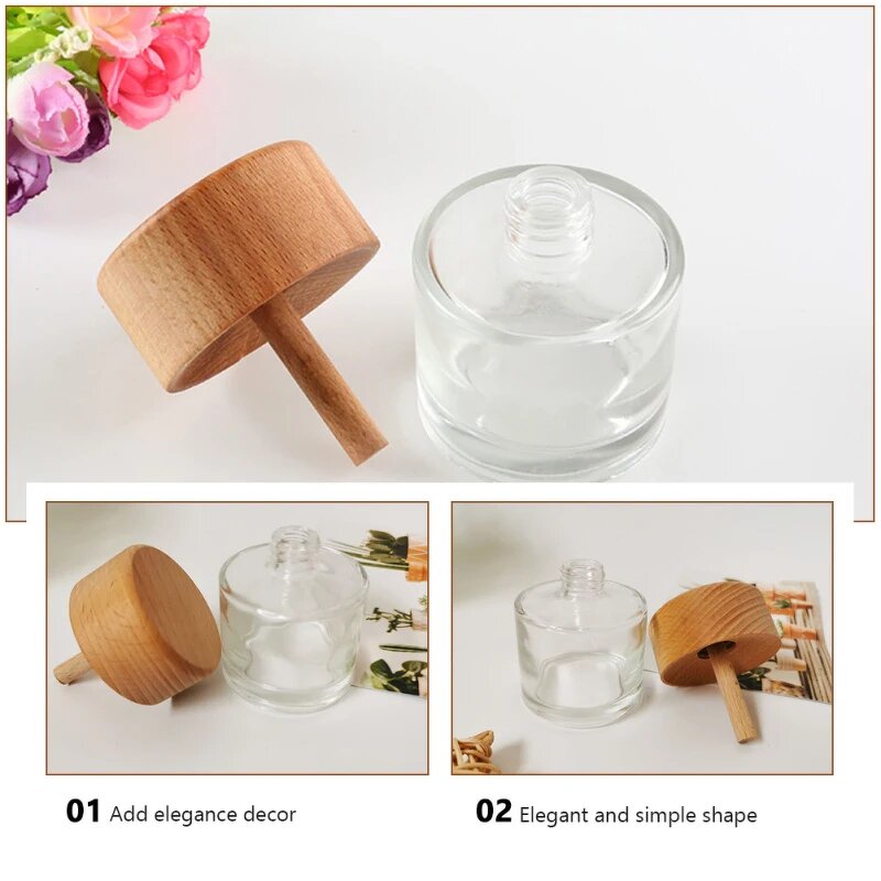 Aromatherapy Bottle Manufacturer - OEM Diffuser Empty Vase Essential Oil Jar