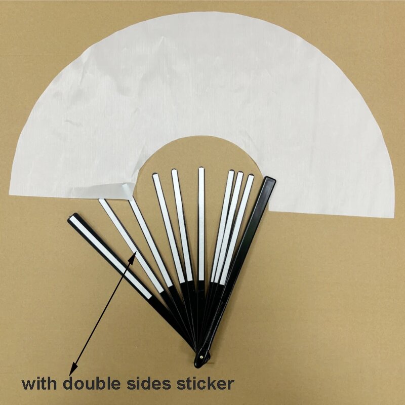 Clack Fan Blanks Manufacturer - OEM Sublimation Polyester Plastic Ribs Fan
