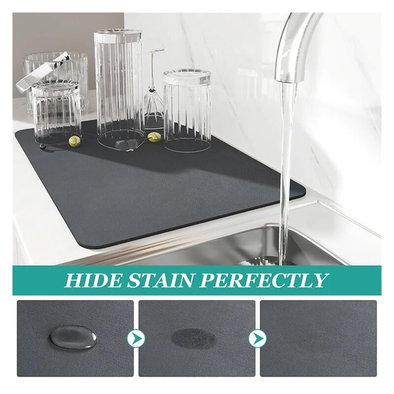 Diatomaceous Earth Mat Manufacturer - OEM Kitchen Drainage Bar Absorbent Mat