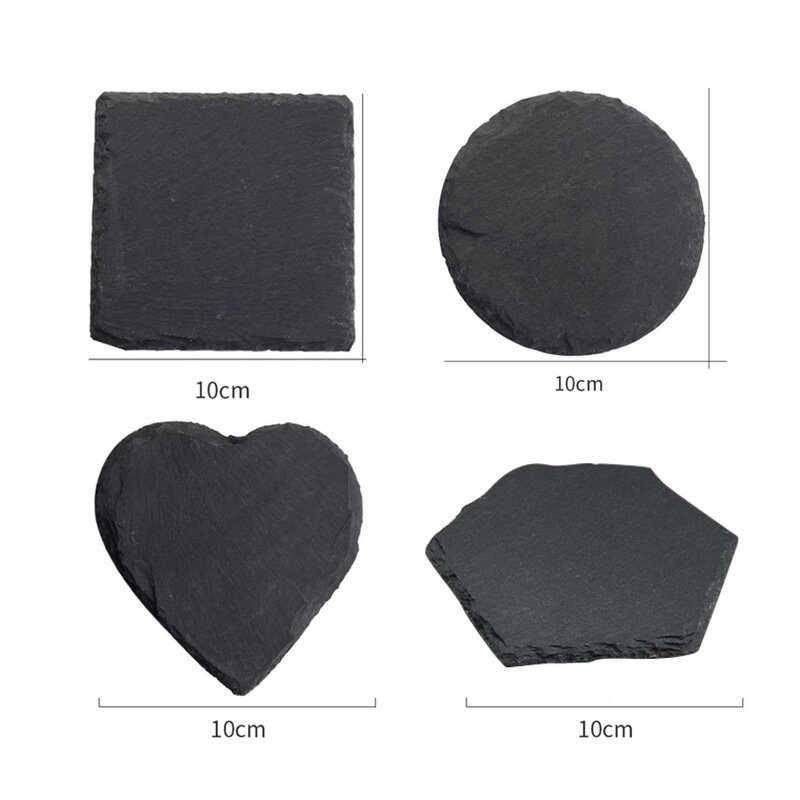 Stone Coasters Factory - OEM Non Slip With Holder Handmade Natural Mug Mat