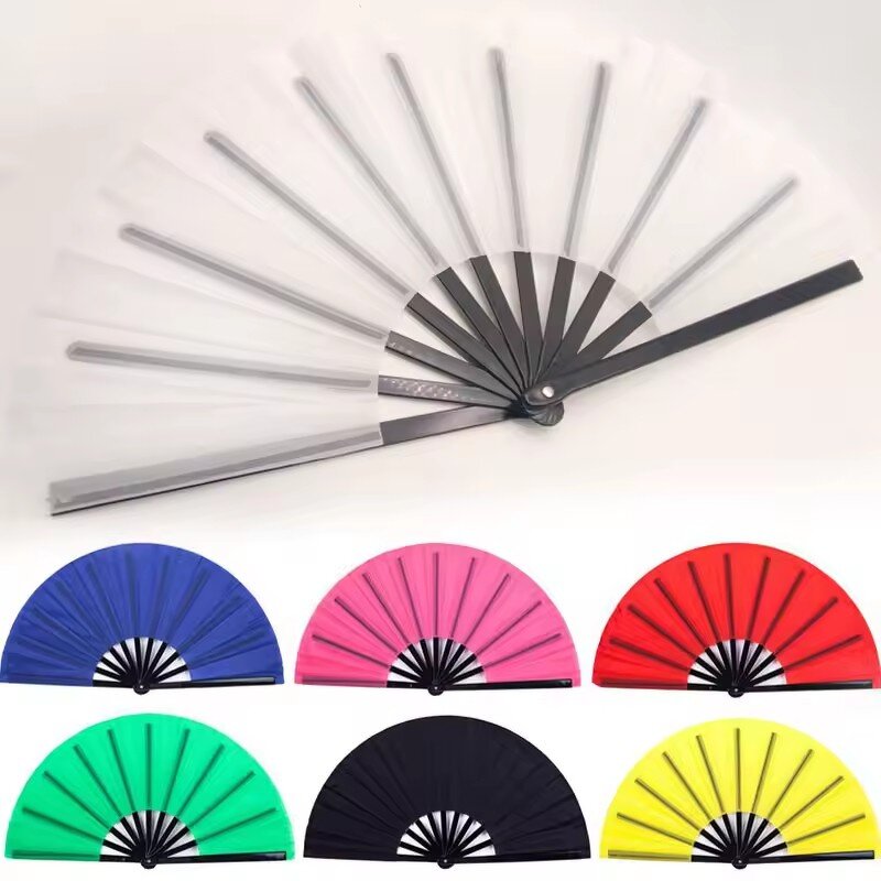 DIY Folding Fan Supplier - OEM Large Silk Fan Custom Logo Handmade