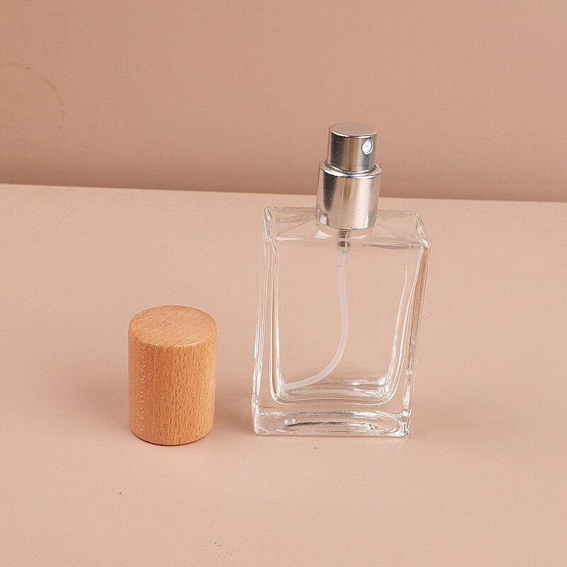 Refillable Perfume Bottle Supplier - OEM 50ml High-end Glass Spray Pump Atomizer