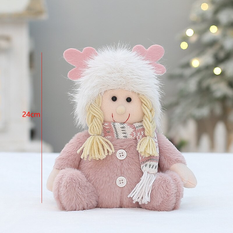 Plush Christmas Decor Factory - OEM New Pink Boy Girl Holiday Mood Enhancer