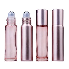 Roll on Bottle Factory - OEM 10ml Pink Thick Glass Essential Oil Roller