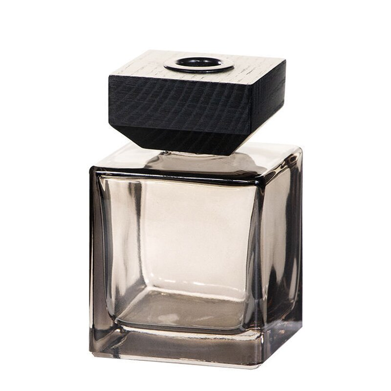 Perfume Bottle Factory - OEM Rectangle 50ml 100ml Crimp Spray Amber Bottle