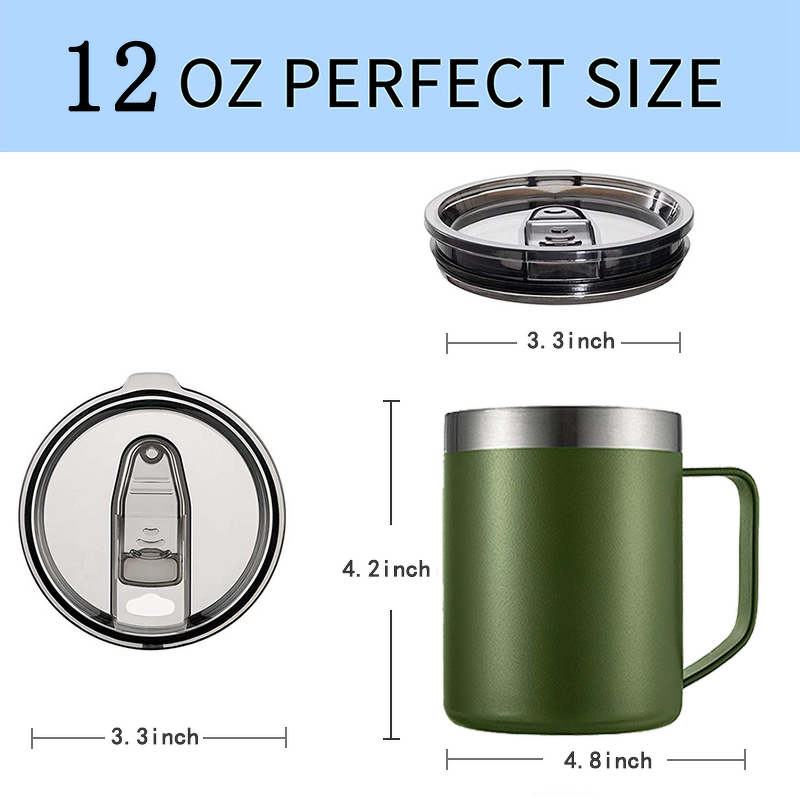 Vacuum Insulated Mug Factory - OEM Hot Sale Customized Logo 12oz 14oz Cup