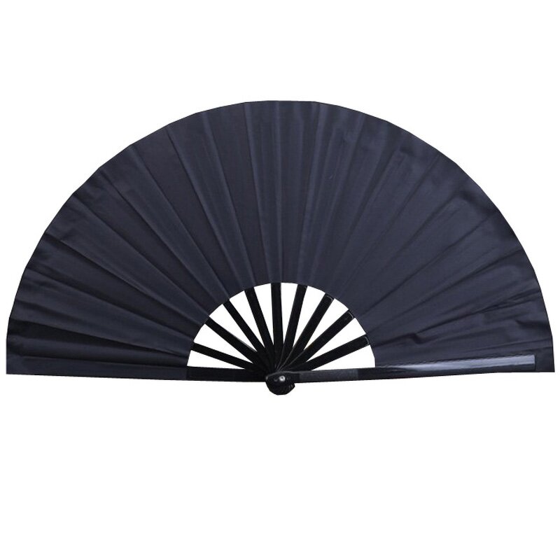 Bamboo Hand Fan Factory - OEM Custom Logo Printed 33cm Large Folding Fan