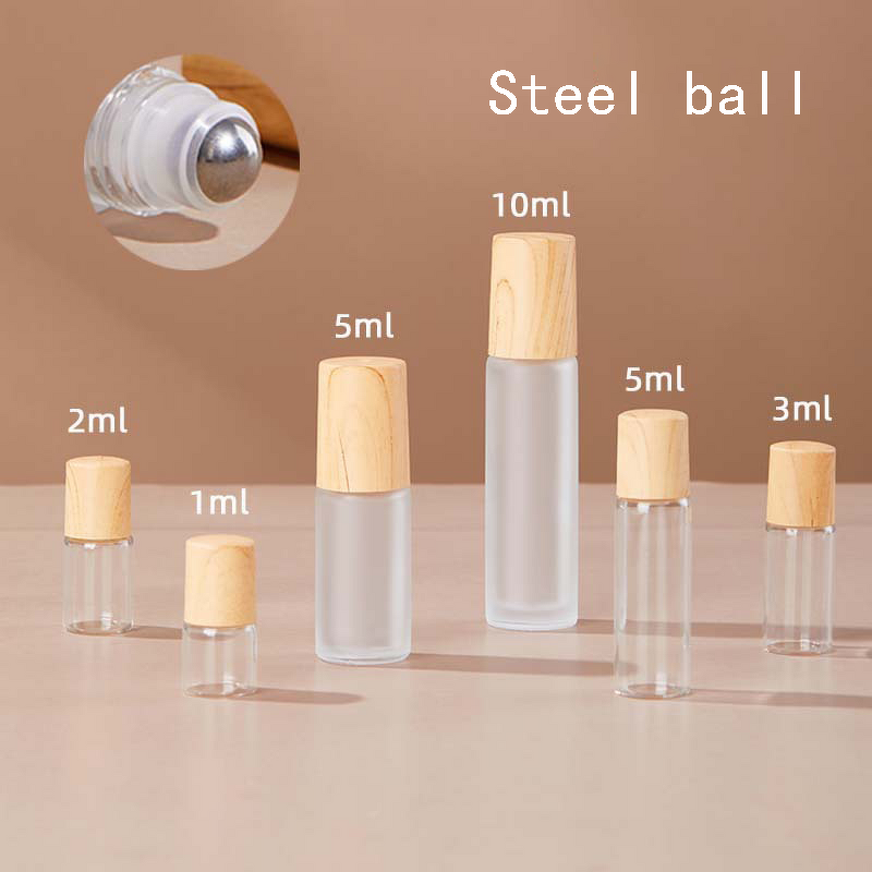 Essential Oil Roller Supplier - OEM Portable Glass Refillable with Stainless Roller