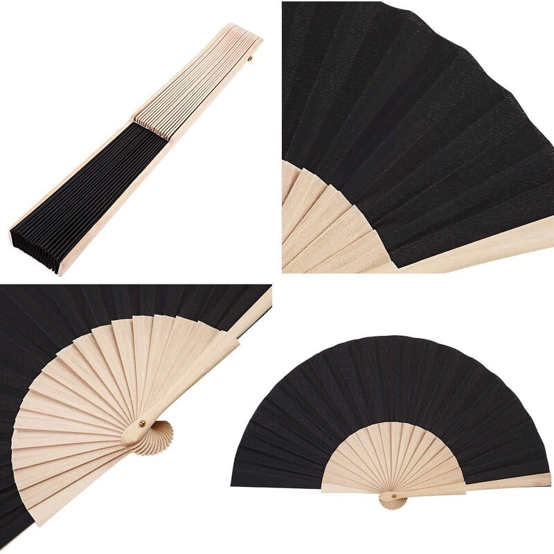 Wood Folding Fan Factory - OEM Wedding Fan Retro Minimalist Dance Props