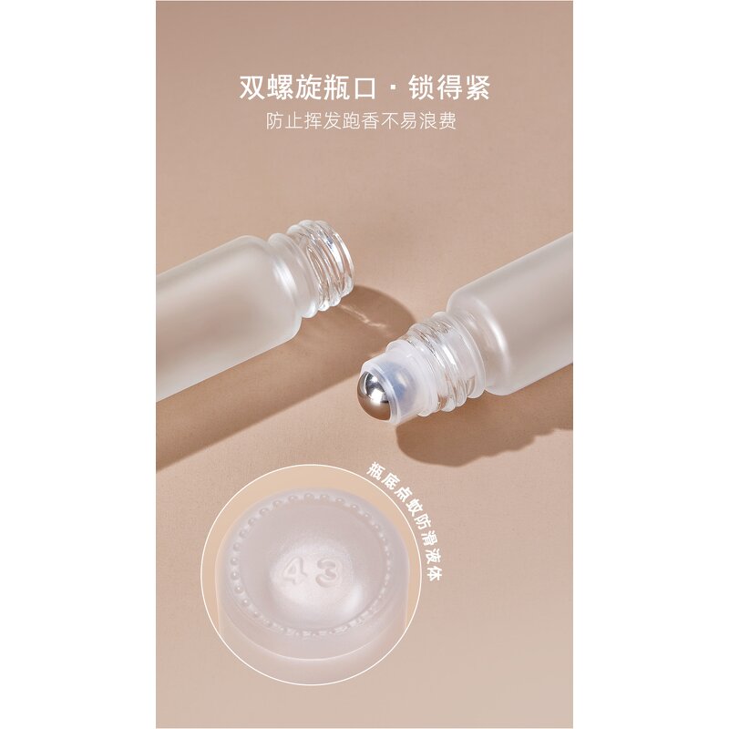Essential Oil Roller Supplier - OEM Portable Glass Refillable with Stainless Roller
