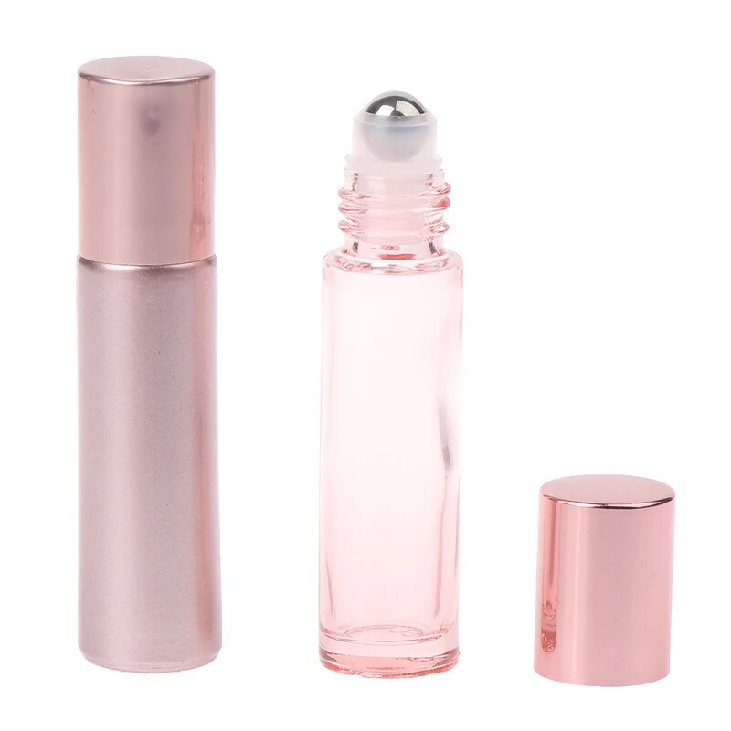 Roll on Bottle Factory - OEM 10ml Pink Thick Glass Essential Oil Roller