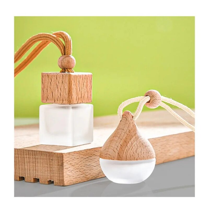 Car Air Freshener Manufacturer - OEM Hanging Empty Pendant Clear Glass Vials