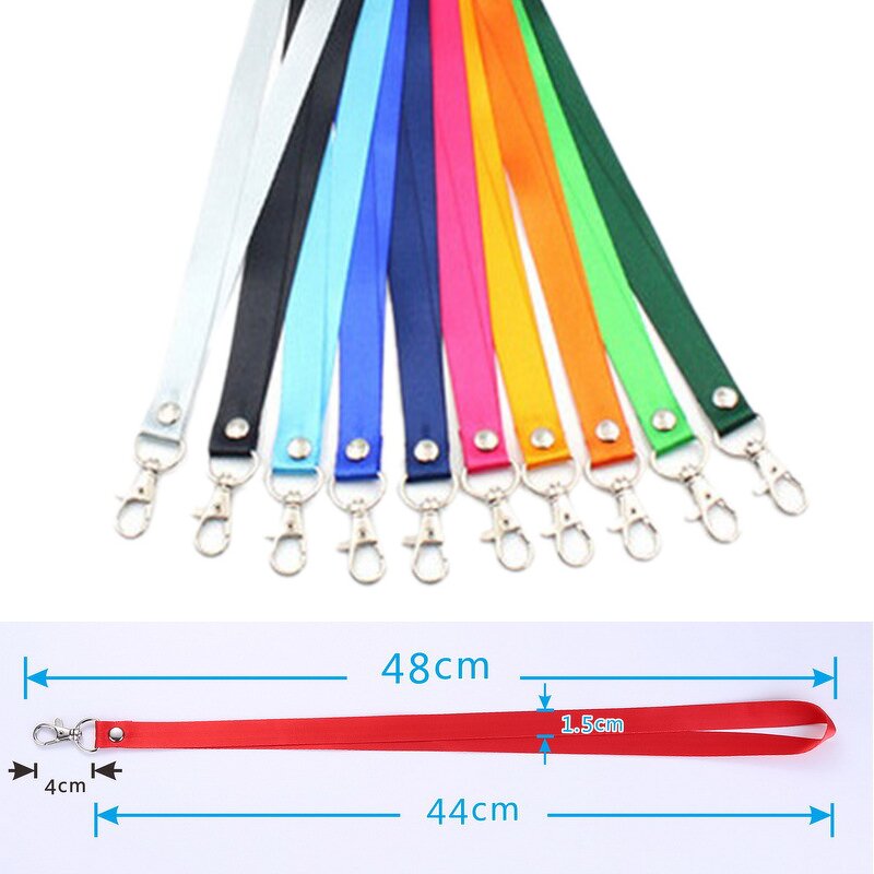 Safety Lanyard Supplier - OEM 1pc Polyester Hanging Neck Strap ID Holder