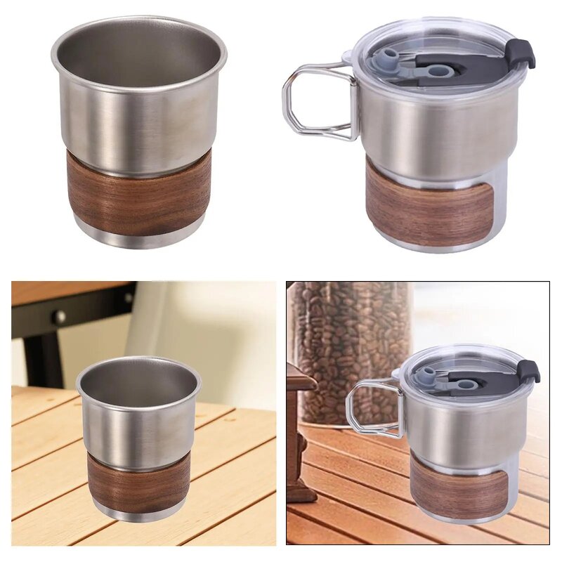 Portable Coffee Mug Factory - OEM 300ml Thickened 304 Stainless Steel Cup