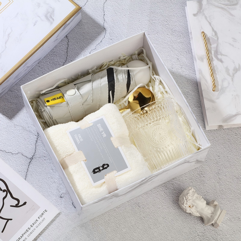 Promotional Gift Set Supplier - OEM Executive Luxury Glass Cup Spoon Set