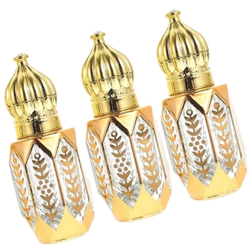 Mini Roll on Bottle Factory - OEM 10ml Gold Empty Roll-On Essential Oil Container