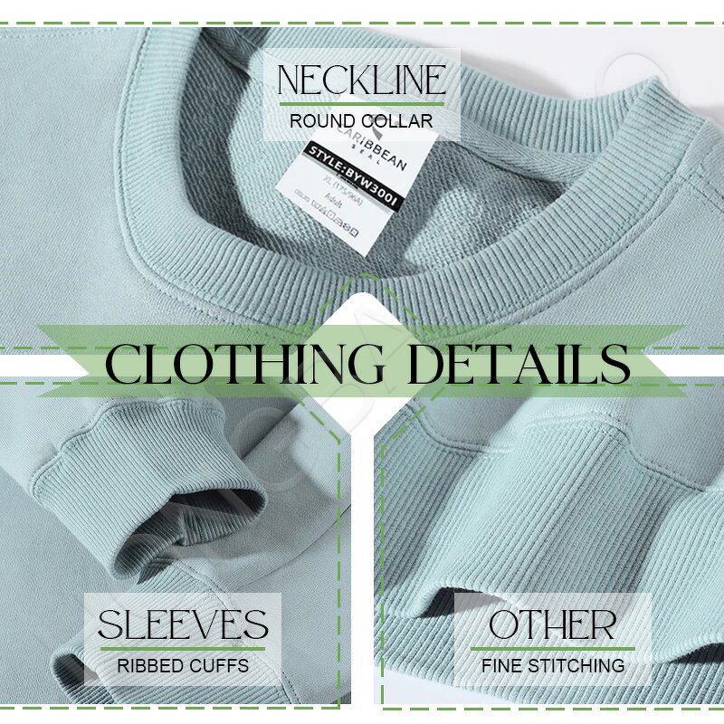 Solid Color Hoodie Factory - OEM Winter Trendy Crew Neck 100% Cotton Pullover