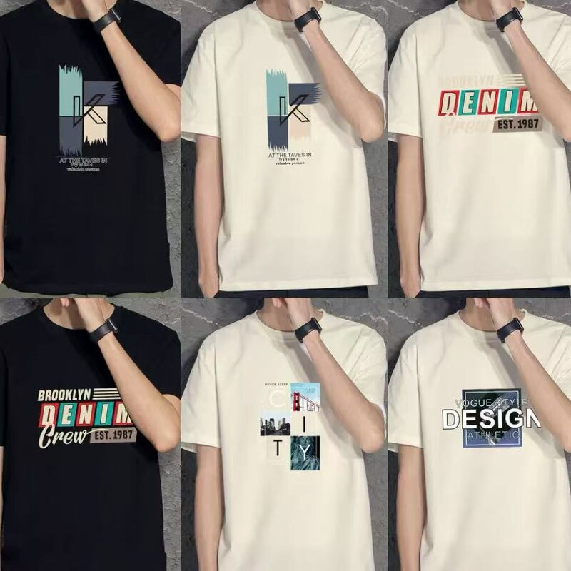 Men's T-shirt Factory - OEM Customized Heavyweight Loose Regular