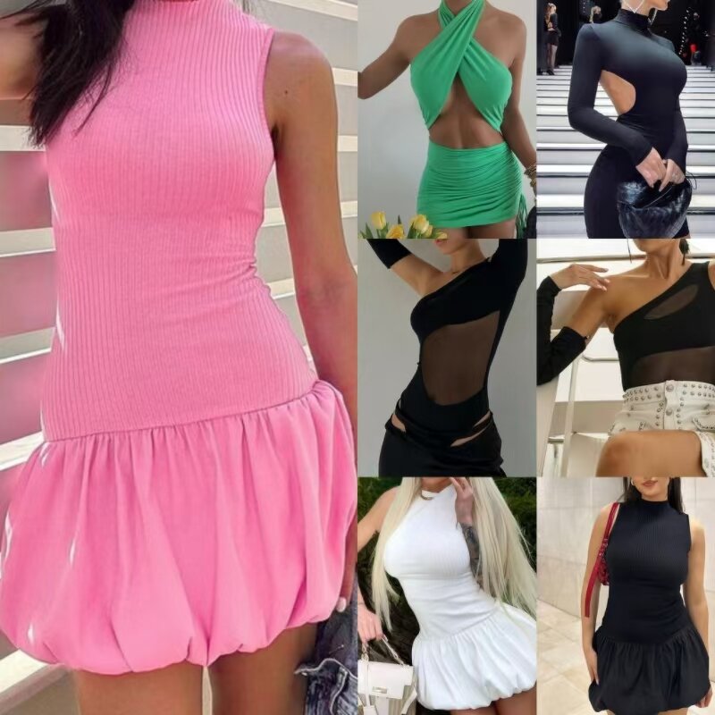 Women's Clothes Manufacturer - OEM Wholesale Clearance Mixed Dresses