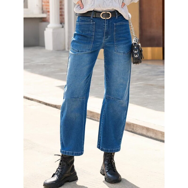 Women's Jeans Manufacturer - OEM Bales Clothes Stocked Wholesale