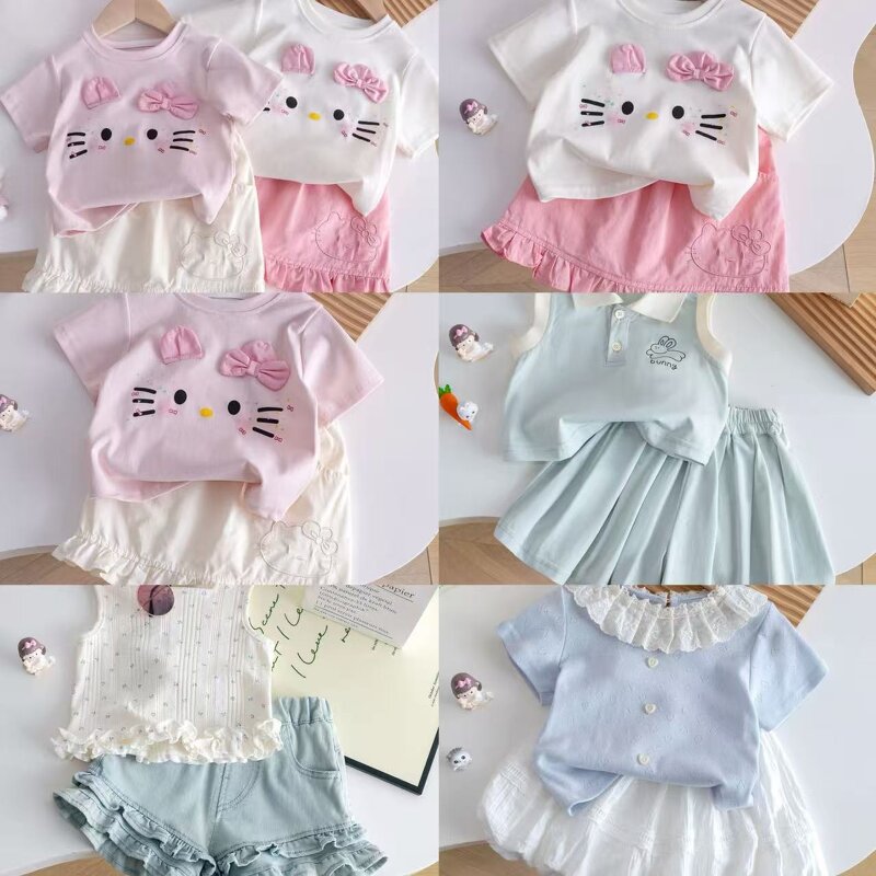 Kids Clothing Factory - OEM Stock Wholesale T-shirt Shorts Set