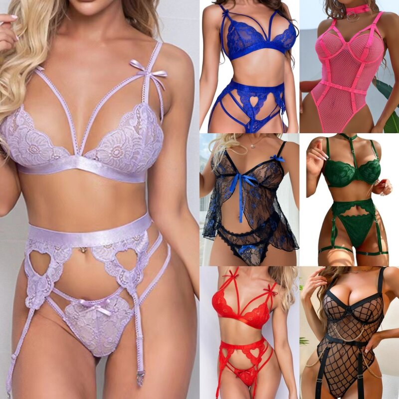 Women's Lingerie Manufacturer - OEM Wholesale Sheer Floral Mesh