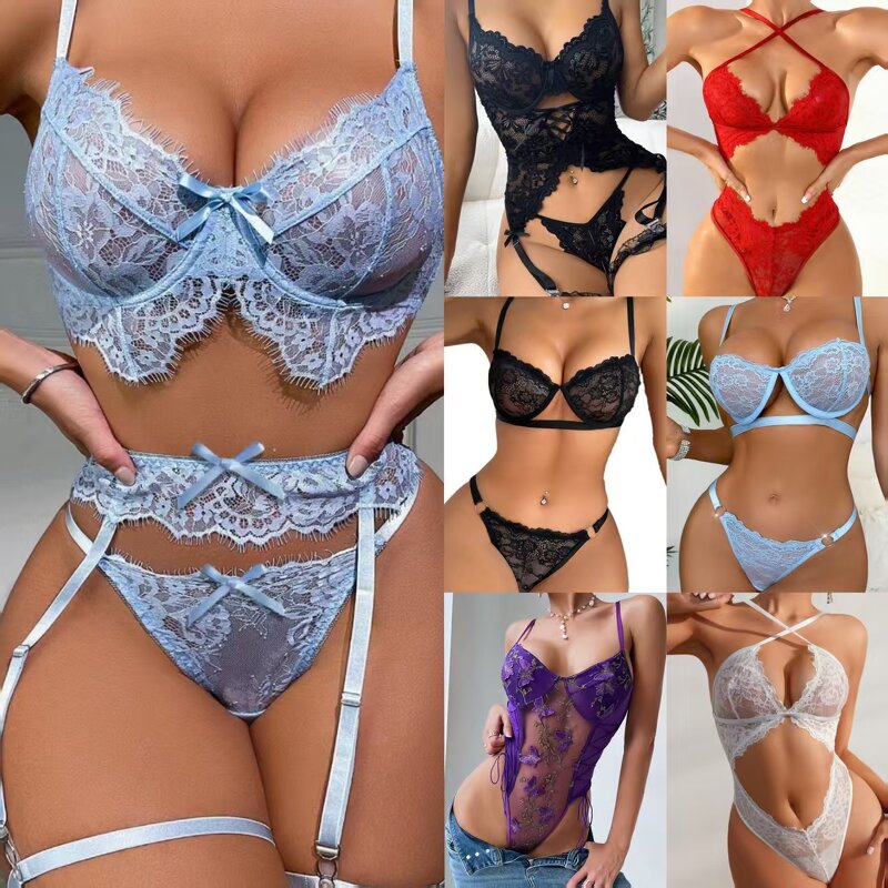 Lingerie Set Manufacturer - OEM Wholesale Transparent Lace Bra