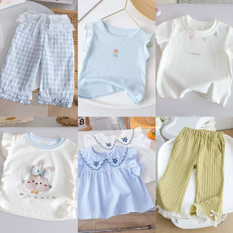 Children's Clothes Manufacturer - OEM 2025 Summer Short Sleeve Set