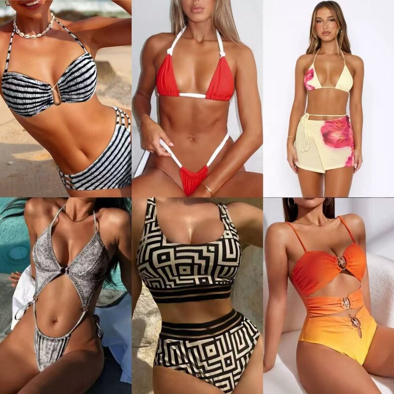 Bikini Set Manufacturer - OEM Wholesale 2 Piece Open Mixed