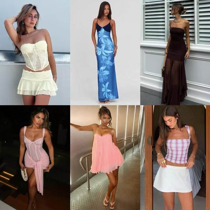 Lovito Clothing Factory - OEM Wholesale Casual Dresses Bale