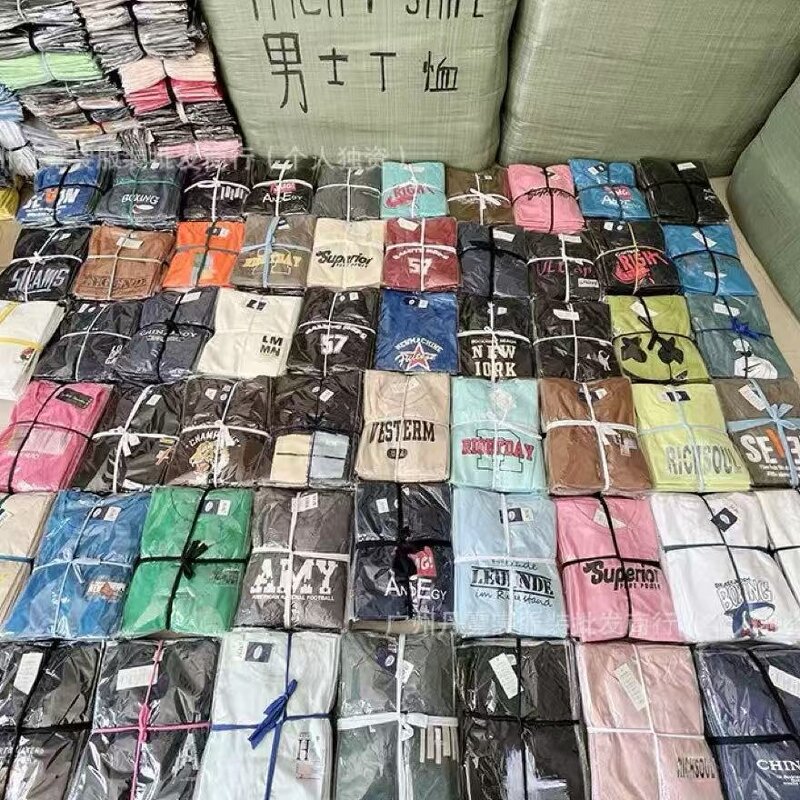 Men's T-shirt Manufacturer - OEM 2025 Summer Brand Trend Stock