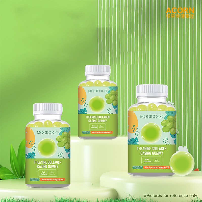 ACORN OEM Pressure Gummies Theanine Extract Gummies Provide Calming Support Supplement Casing Gummies