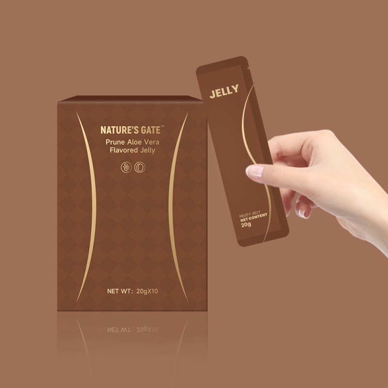 ACORN Wholesale Prune Aloe Vera Flavor Fruit Jelly Candy Various Tastes Promote Bowel Movement Instant Healthy Snacks