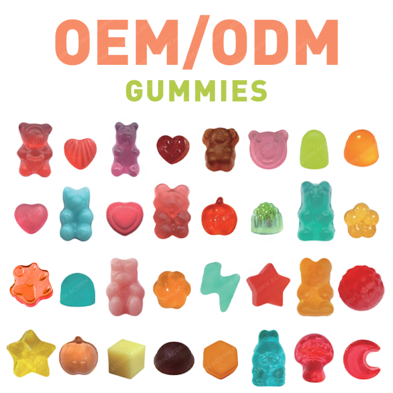 ACORN ODM Private Label Custom Mushroom Gummies Supplement OEM Gummy