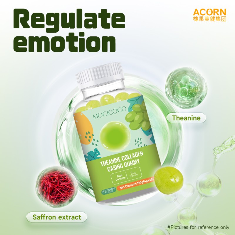 ACORN OEM Pressure Gummies Theanine Extract Gummies Provide Calming Support Supplement Casing Gummies