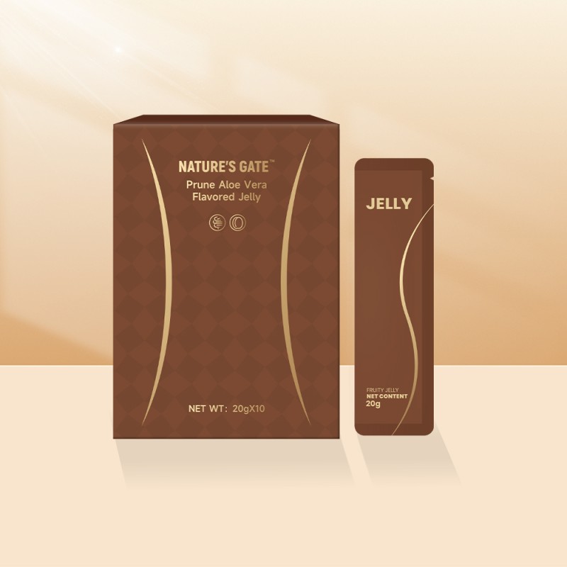 Healthy Snack Food Real Fruit Juice Prune Fruit Jelly Low-Fat Promote Bowel Movement Gut Health Bulk Prune Aloe Vera Fruit Jelly