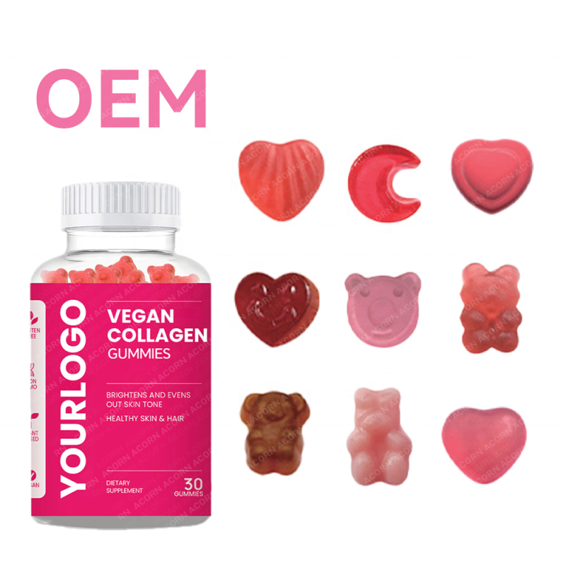 ACORN Private Label Supplement Gummies Candy Manufacturers Collagen Gummy Vegan Sugar Free OEM Gummies Supplement