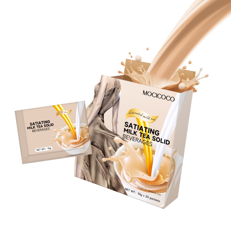 Private Label Weight Loss Detox Natural Herbal Flavor Diet Product Slim Milk Tea Powder for Slimming