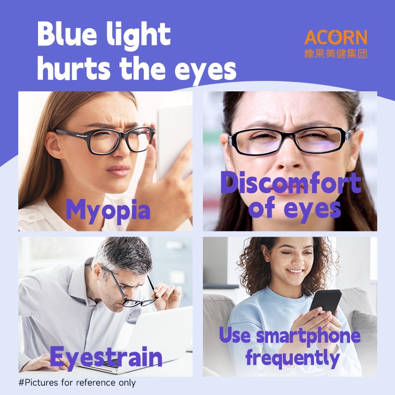ACORN OEM/ODM Nutrients Lutein Eye Care Anti Blue Food Supplement Zeaxanthin Lutein Blueberry Gummies