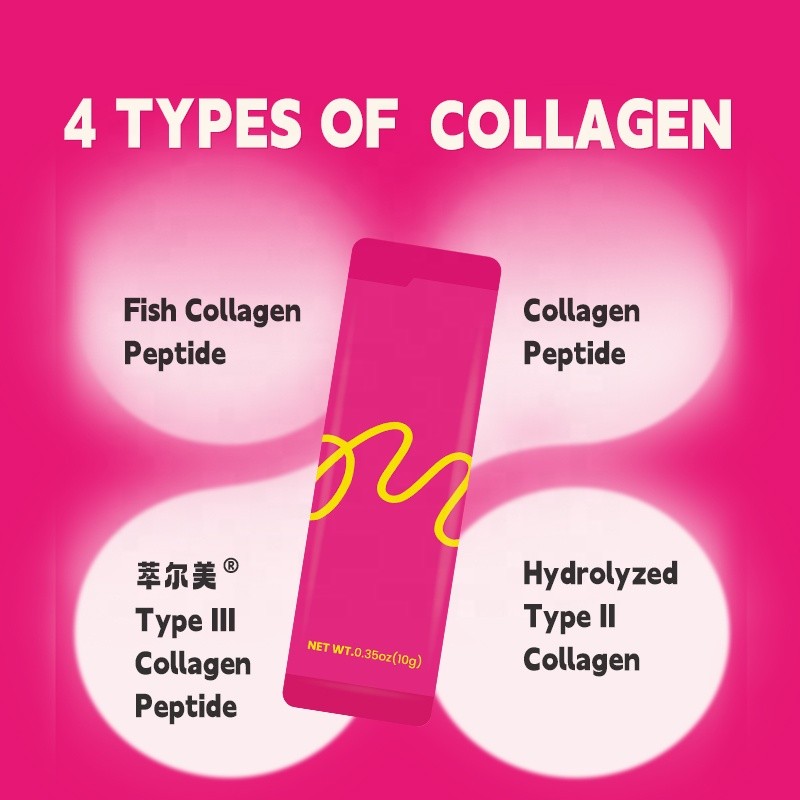 ACORN Customized Private Labels Proteins Collagen Peptides Powder Sachet Hyaluronic Acid VC Solid Drink Collagen Powder