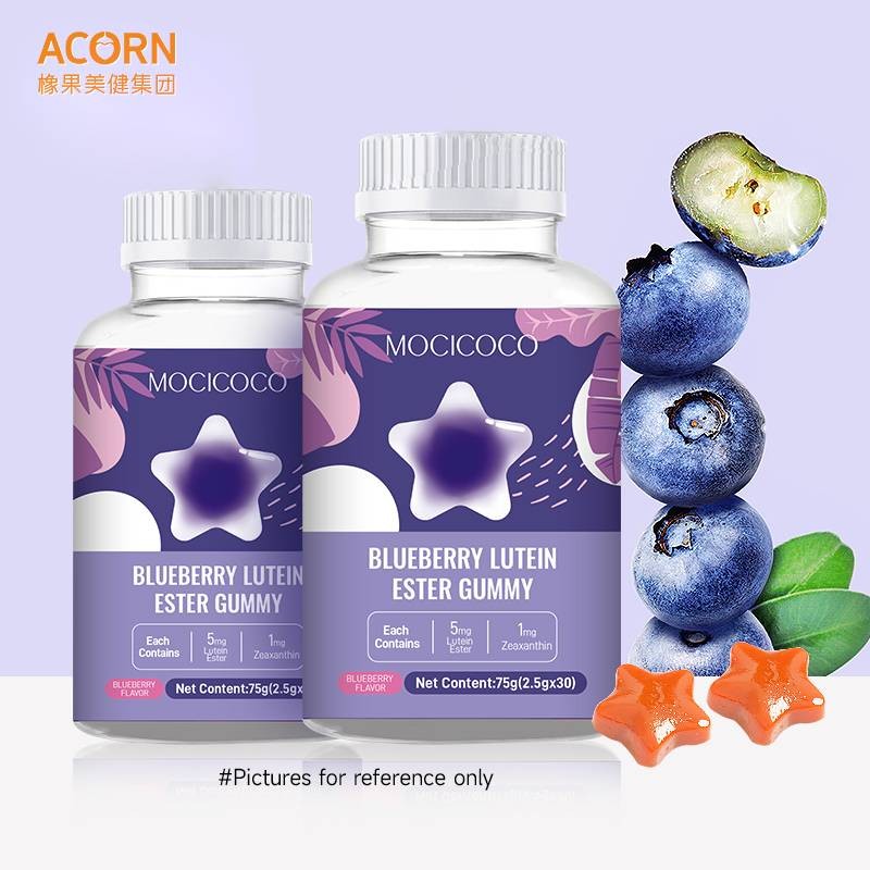 ACORN OEM/ODM Nutrients Lutein Eye Care Anti Blue Food Supplement Zeaxanthin Lutein Blueberry Gummies