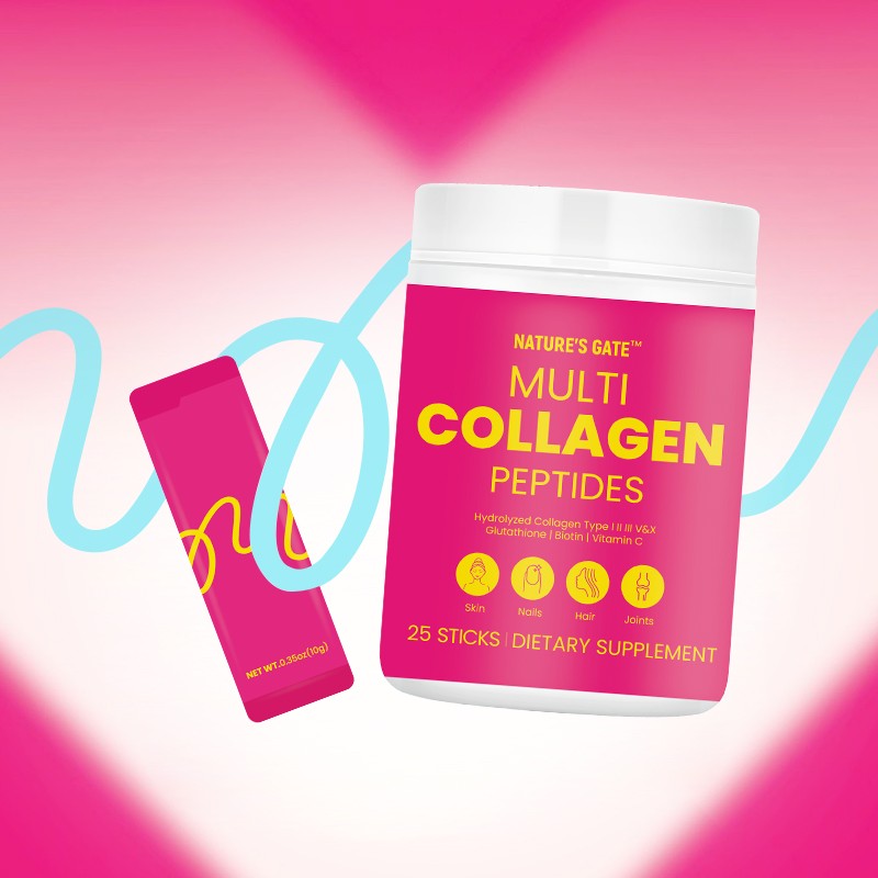 ACORN Supplement Biotin Vitamin C Hyaluronic Acid Hydrolysed Collagen Peptides Powder Hydrolyzed Collagen for Better Absorption