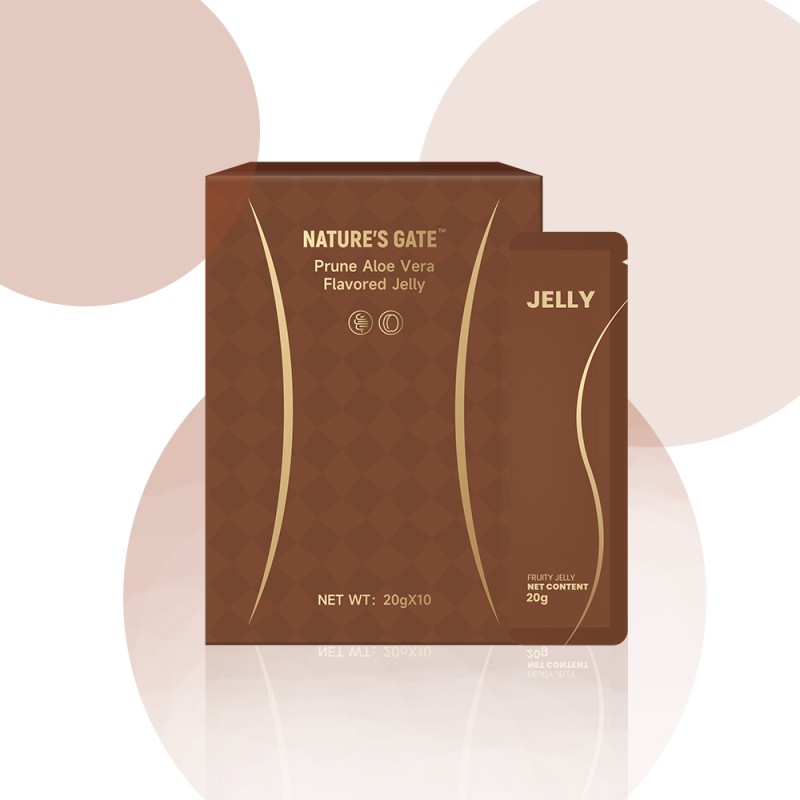 Halal Delicious Sour Juice Soft Jelly Healthy Supplement Jelly Gut Health Fruit Prune Aloe Vera Jelly Stick Candy