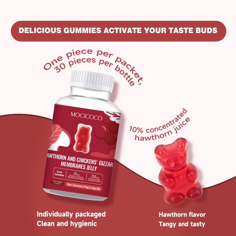 ACORN Hawthorn Chicken Gizzard Membrane Gummies Appetite Booster Sweet Candy Gummy Candy Weight Gain Gummies