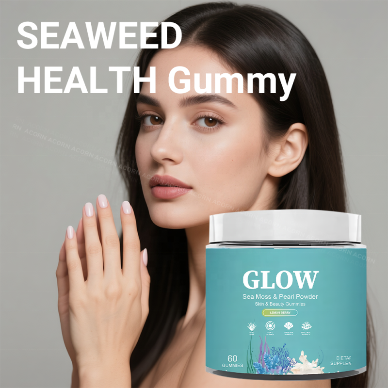 ACORN OEM/ODM Private Label Immune Support Glow Seamoss Candy Gummy Supplement Overall Health Complex Vitamin Sea Moss Gummies