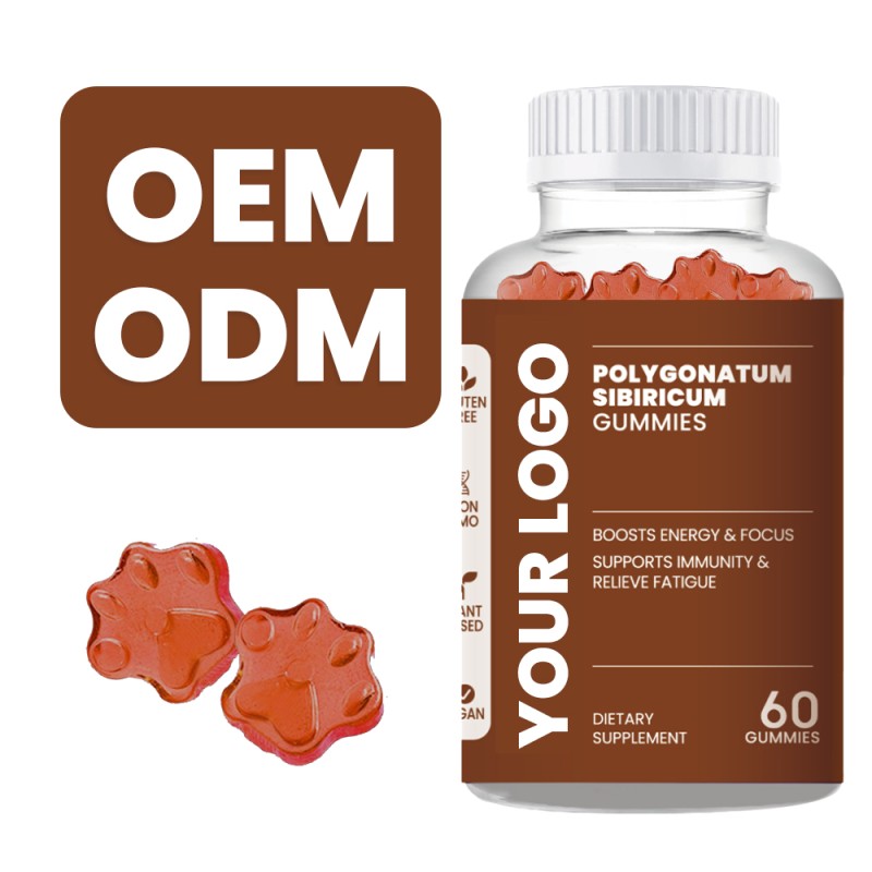 Acorn Private Label Polygonatum Sibiricum Gummies Vegan Polygonatum Gummies Immune Enhance Energy