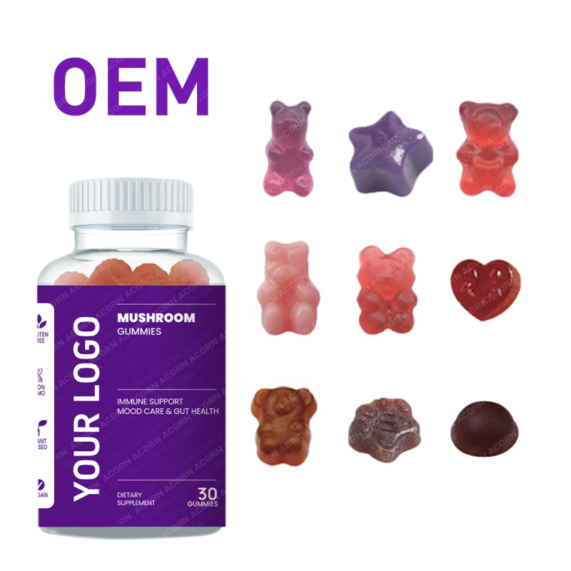 ACORN ODM Private Label Custom Mushroom Gummies Supplement OEM Gummy