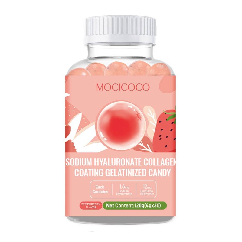 Vegan Collagen Gummies Edible Collagen Hyaluronic Acid Collagen Gummies Candy Women Health Beauty Skin Whitening Care Gummies